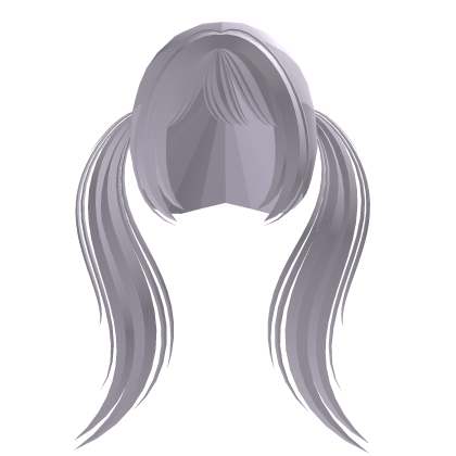 ♡ light purple long curly dolly baby pigtails Roblox item