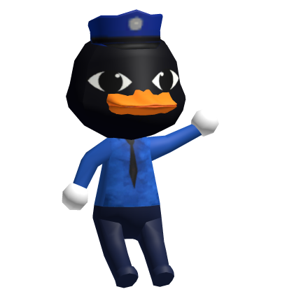 Officer Duckman Plushie Animal Hospital Left