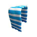 Blue Beach Towel [Left]