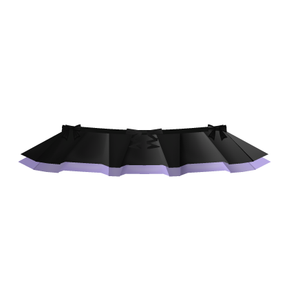 ꒰ Halloween Cute Purple Ruffled Skirt