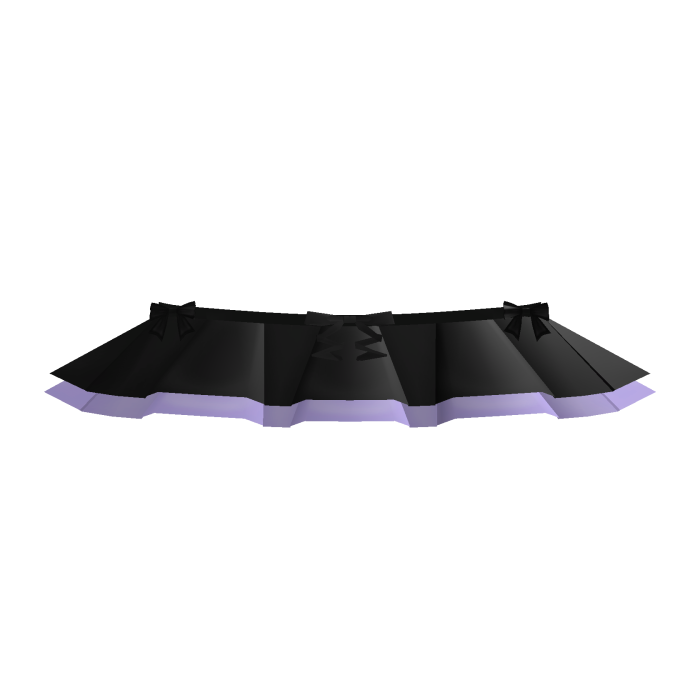 ꒰ Halloween Cute Purple Ruffled Skirt
