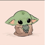 The lazy baby yoda's