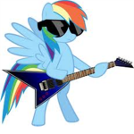 Rainbow Dash Cheer Leading