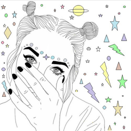 girl outline Roblox decal