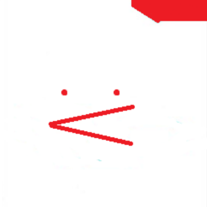 red cursed Roblox decal
