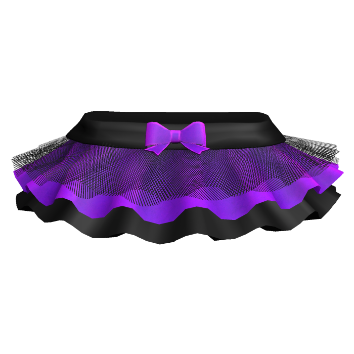 Ruffled Skirt w/ Black Tulle - Purple [3.0]