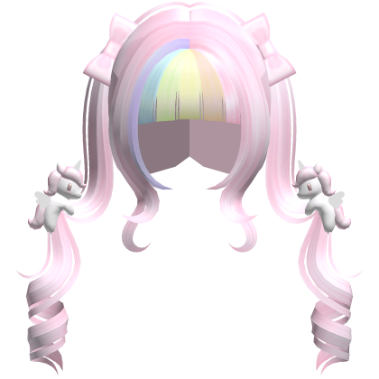 ノ♡ cutecore rainbow dreamy unicorn pigtails