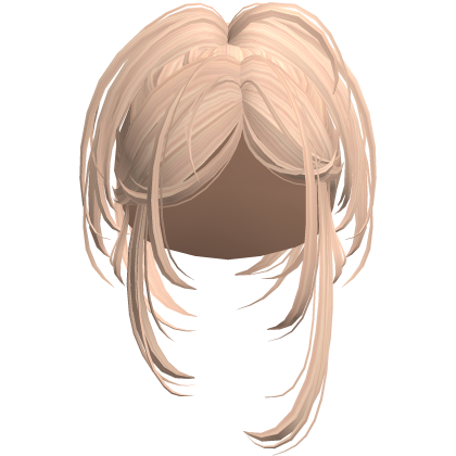 Messy Y2k Spikey Bun in Blonde Roblox item