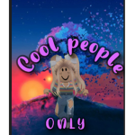 Cool people only etc