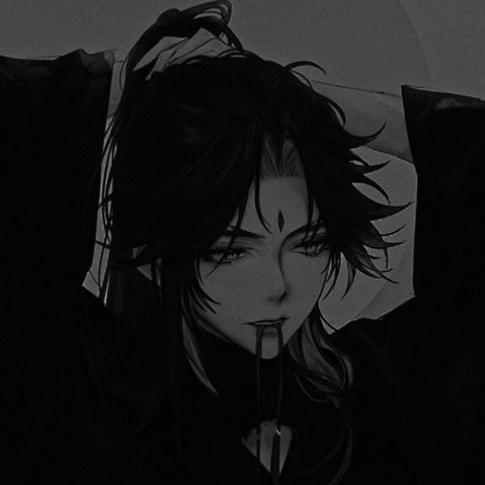 Dark manga goth guy Roblox decal