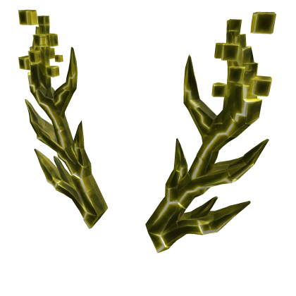 Yellow Glitched Antlers