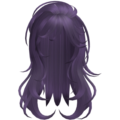 Soft Flowy Long Layered Hair (Purple)