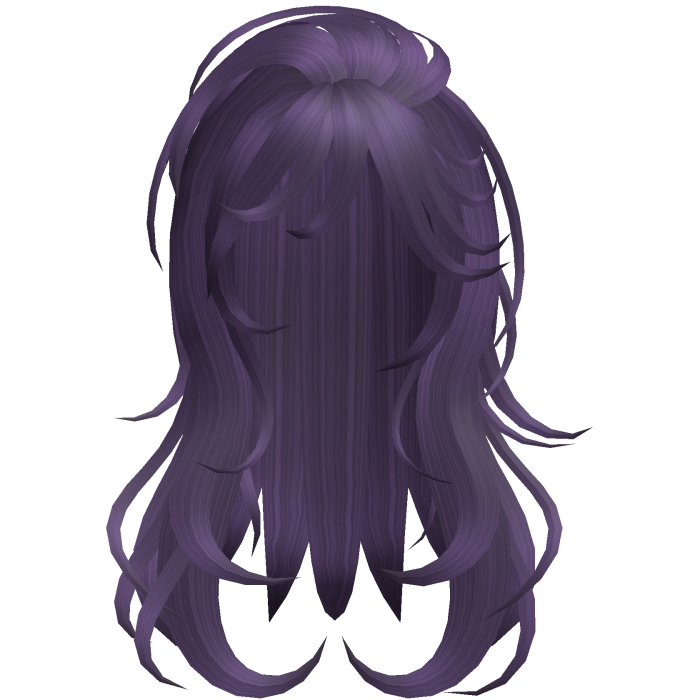 Soft Flowy Long Layered Hair (Purple)