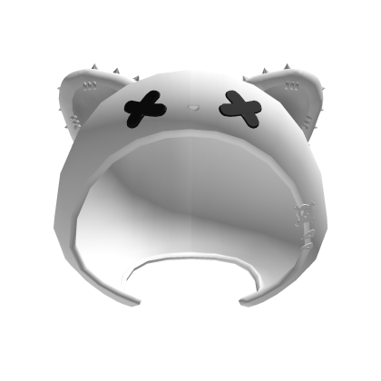 spiked kitty hood w face Roblox item