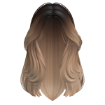 Lush Long Layered Preppy Hair (Dark Rooted Blonde)