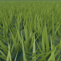 a literal grass baseplate.
