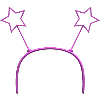 pink star headband