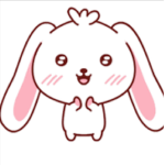 little cute bunny group