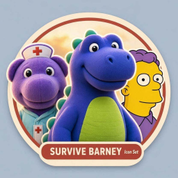 Survive Barney from animal hospital and barney