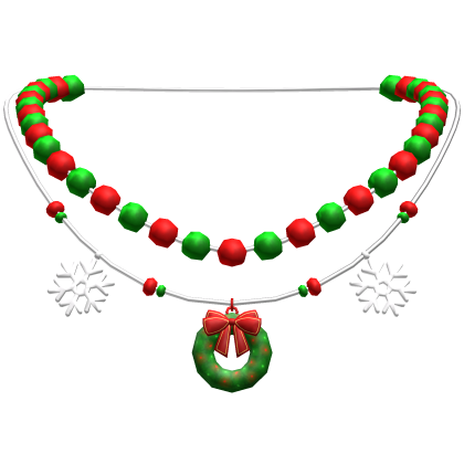 Christmas Wreath Necklace