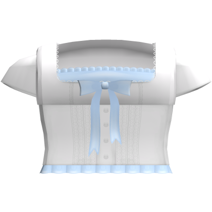 ୨୧: Cute Blue and White Top