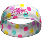 Y2K Yoga Confetti Headband in White