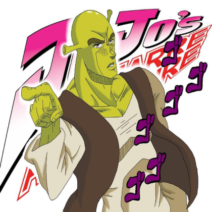 Shrek the anime Roblox decal
