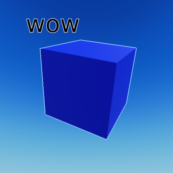 blue unanchored cube that lights you on fire