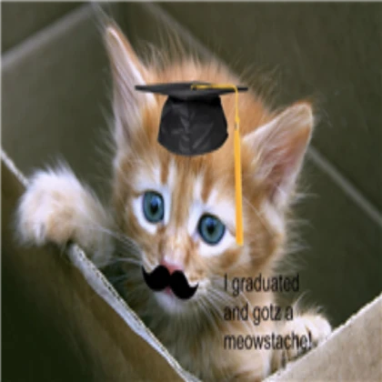 Meowstache Kitten