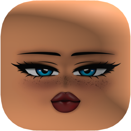 Y2K Preppy E-Girl Baddie Face [Icy Blue]