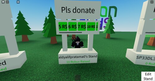 PLS DONATE AND MINI GAME