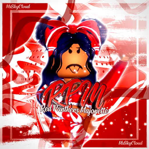 Red Panthers Majorette - Open Gym official Roblox game thumbnail