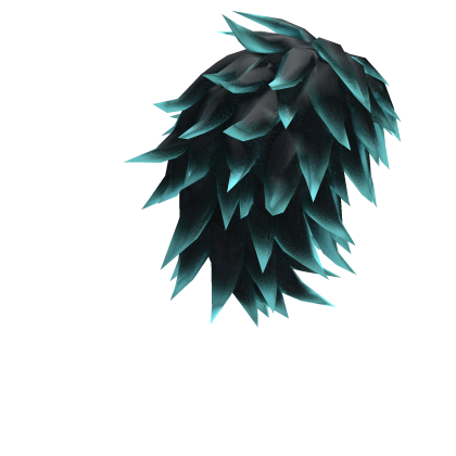 [Y2K] Messy Cyan Spiky Scene Hair