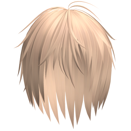 Emo Messy Razor Cut Layered Hair (Blonde)