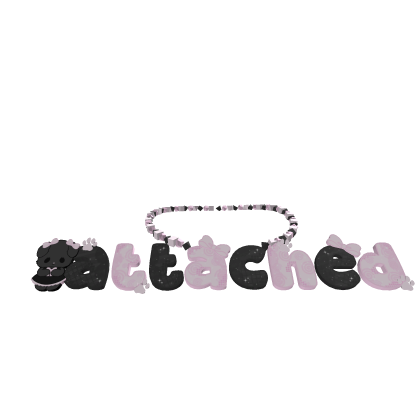 3.0 puppy paw attached necklace