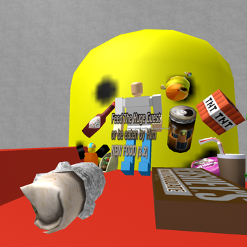 Feed The Huge Guest UPDATE! NEW FOOD!