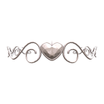 Silver Heart of Thorns Crown