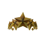 Gold Plated Star Crown