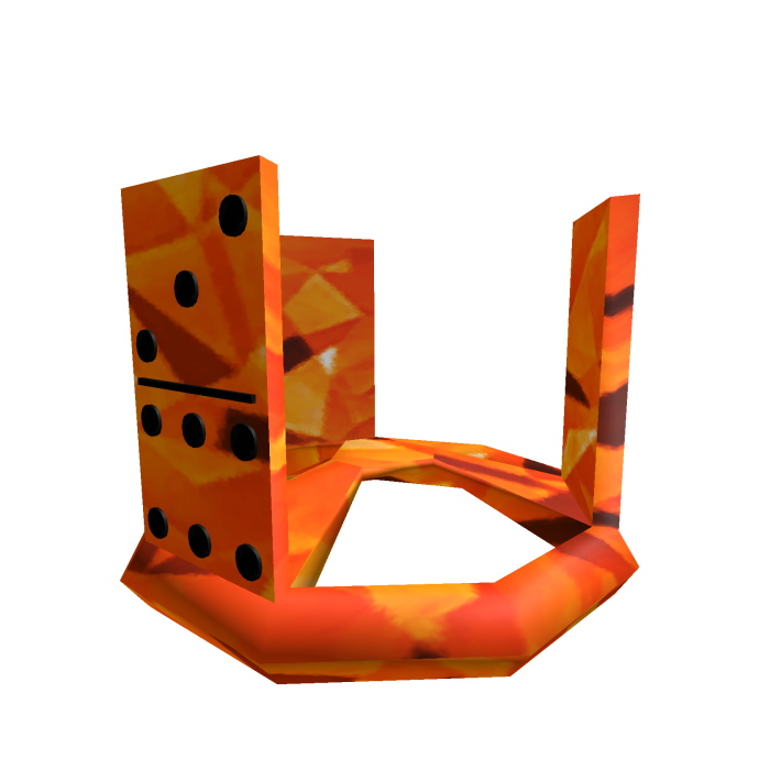 [⏳LIMITED] Ice Orange Domino Crown