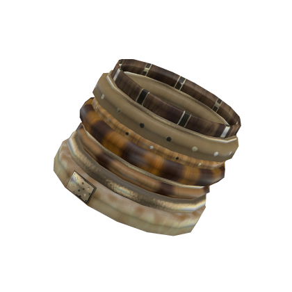 Gold 2000s Boho Bamboo Vintage Stack Bracelet 3.0