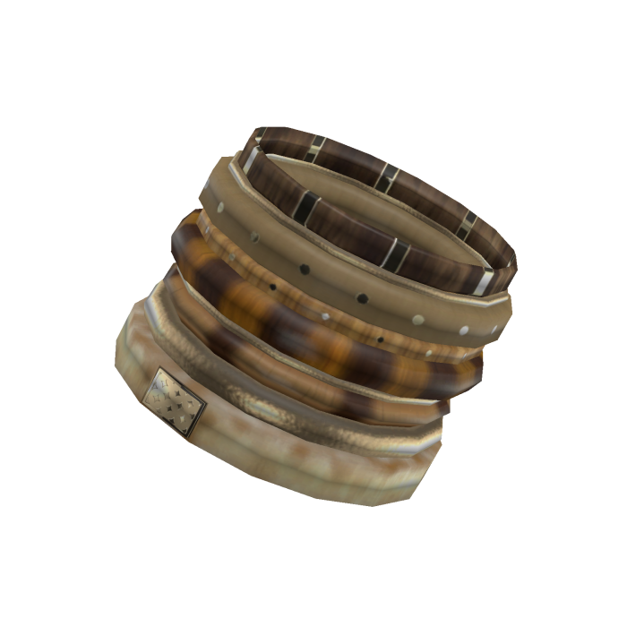 Gold 2000s Boho Bamboo Vintage Stack Bracelet 3.0