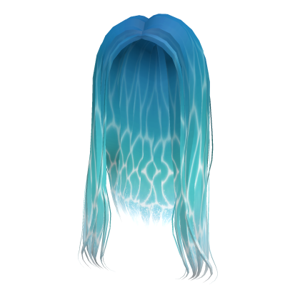 Aqua Blue Straight Hair thumbnail