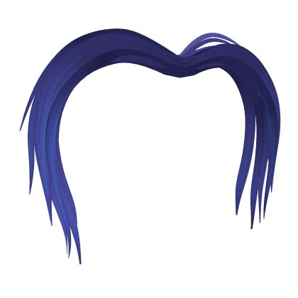 Dark Blue Fluffy Scene Hair Extensions Roblox item