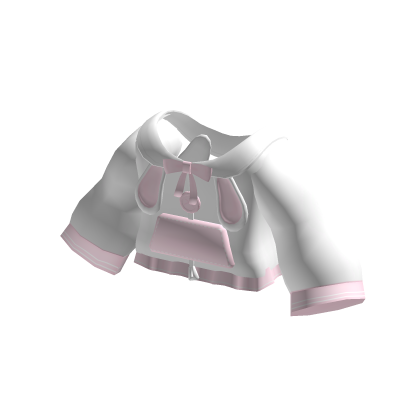 Kawaii Easter Bunny White Sweater thumbnail