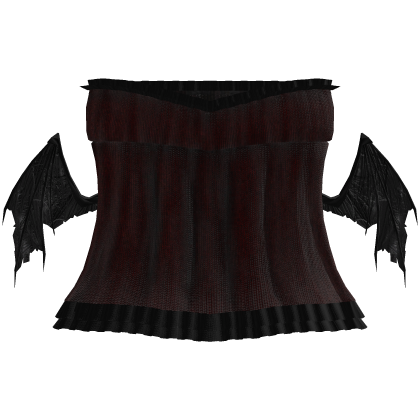 vamp wings red dress