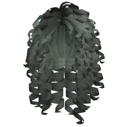 Cute Curly Hair (Green) Roblox item