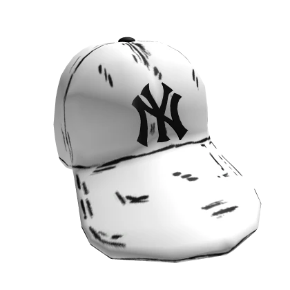 White Fitted Cartoony Hat Roblox item thumbnail