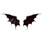 Goth Vampire Crimson Wings
