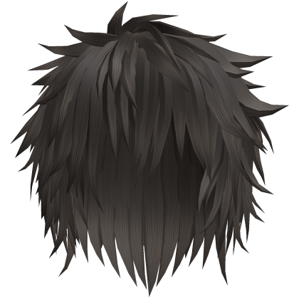 Brown Messy Emo Scene Wolfcut Hair Roblox item