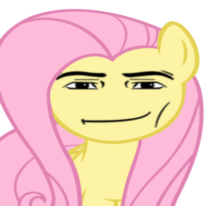 fluttershy man face meme mlp Roblox decal